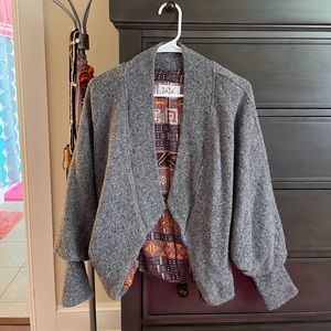 VaVa by Joy Han Grey Cardigan Sweater